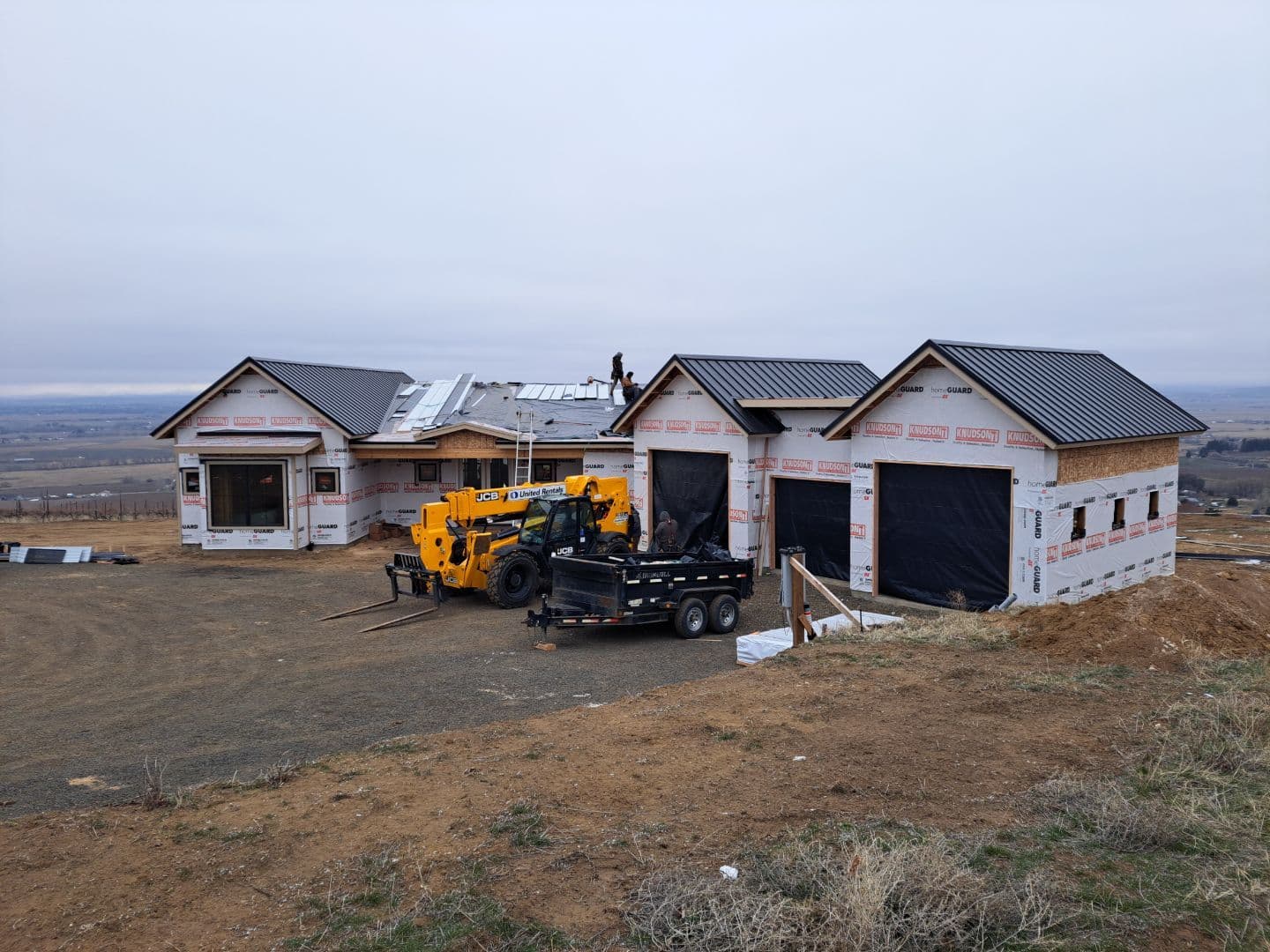 Roofing work